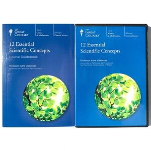 The Great Courses 12 Essential Scientific Concepts DVD Set 4 DVDs & Guidebook